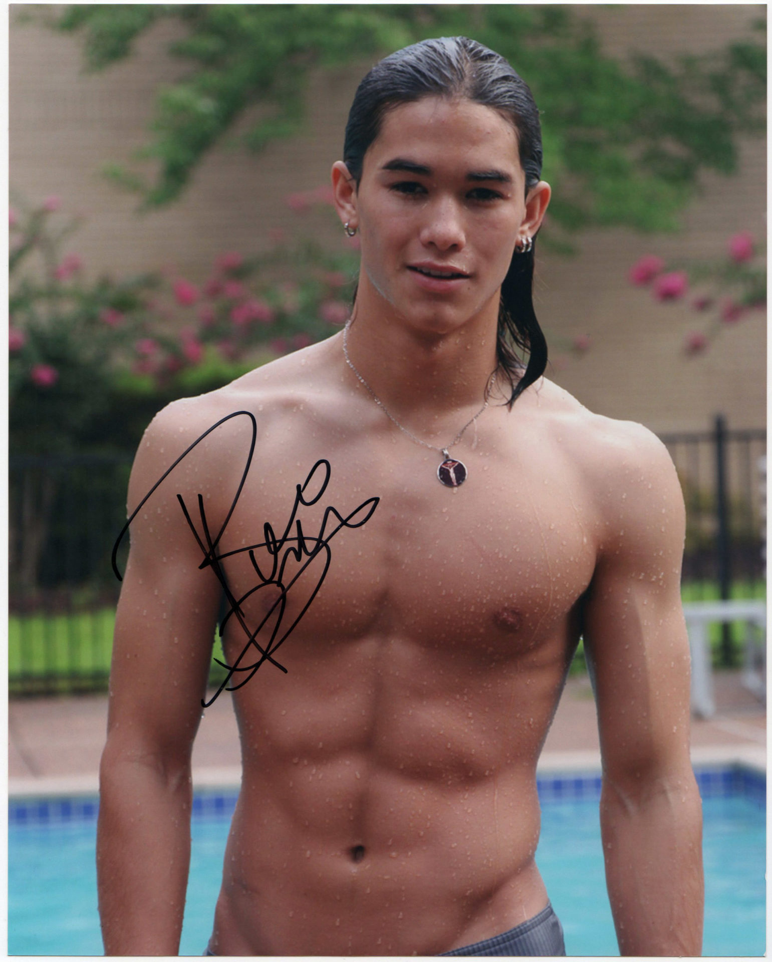 Booboo Stewart Signed Photo Shirtless Picture Signedforcharity