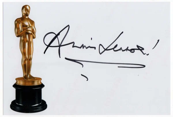 Annie Lennox - Signed Photo - Academy Award