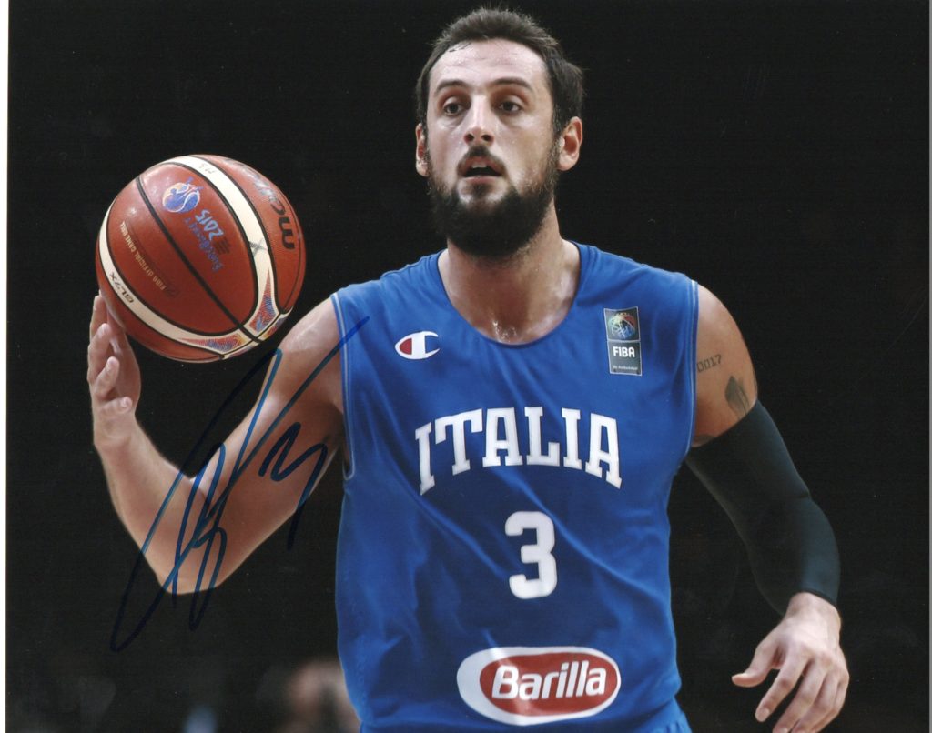 Marco Belinelli Signed Photo Basketball Player