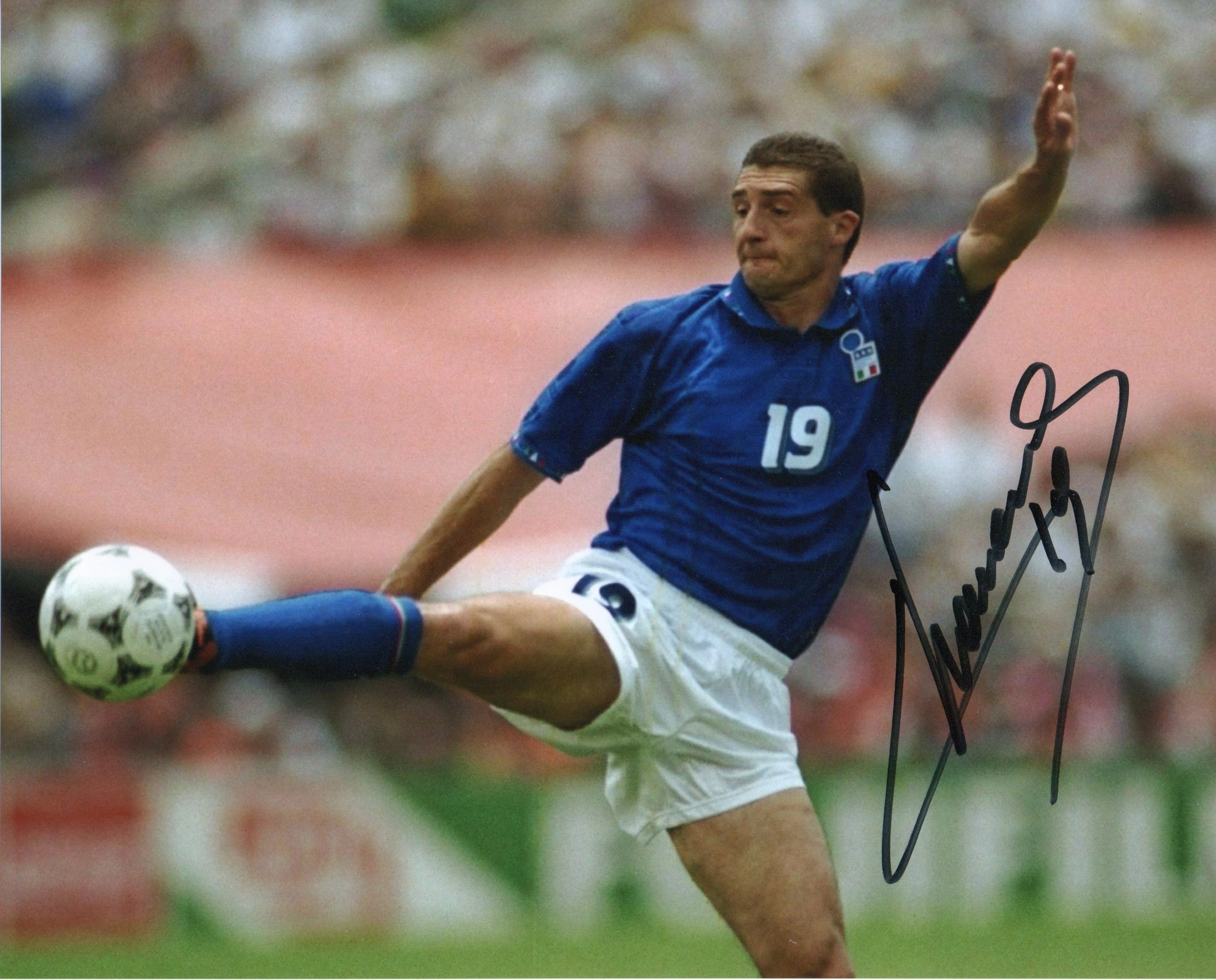 Daniele Massaro - Signed Photo - Soccer (Italy national football team)