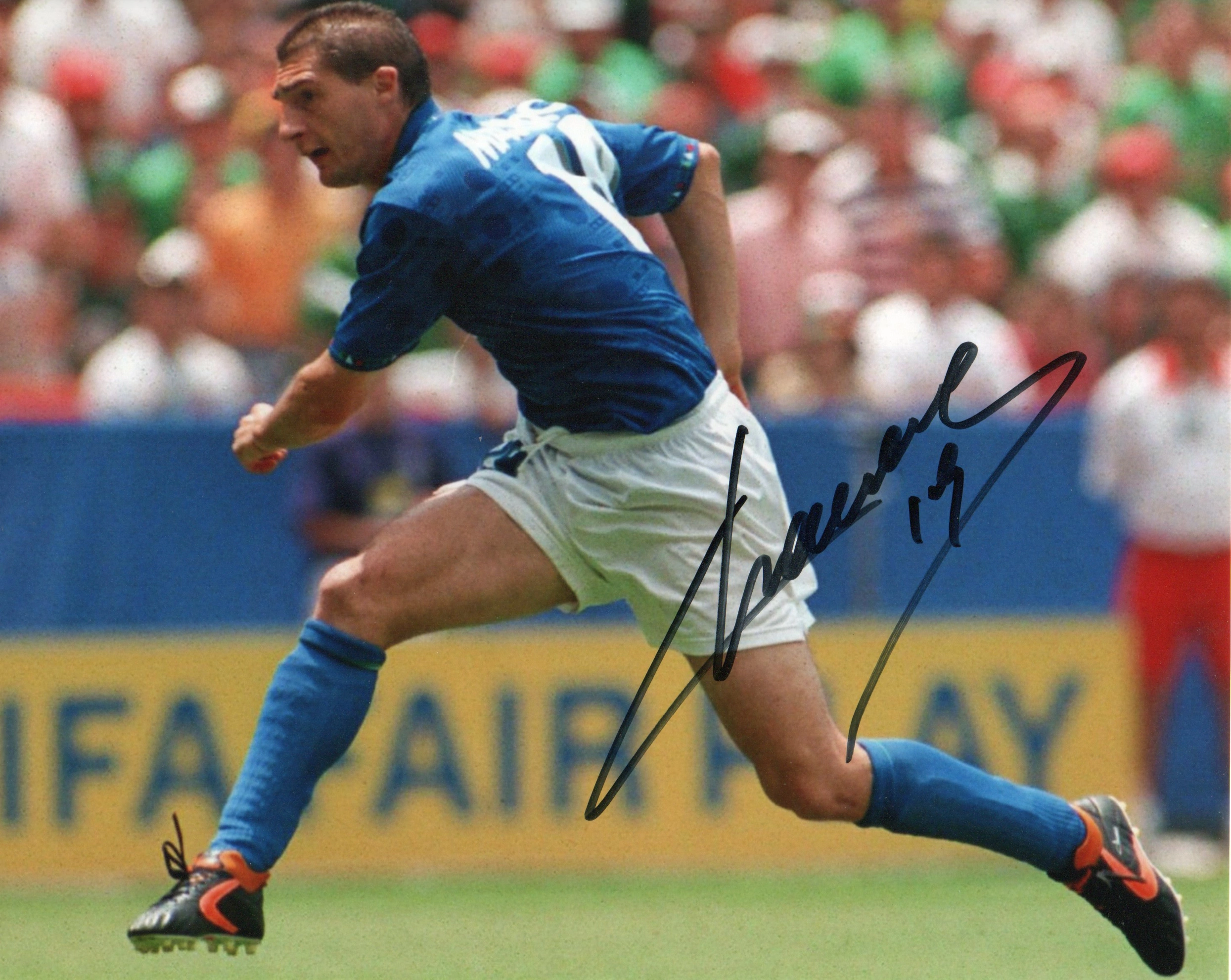 Daniele Massaro - Signed Photo - Soccer (Italy national football team)