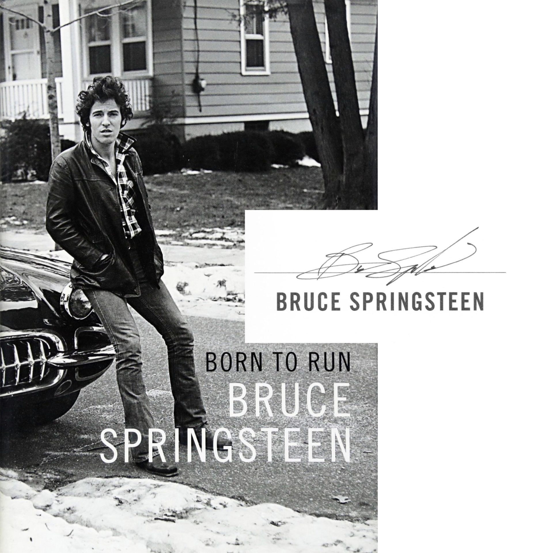 Bruce Springsteen Autographed Signed Born To Run Hardcover Book PSA/DNA Authentic 