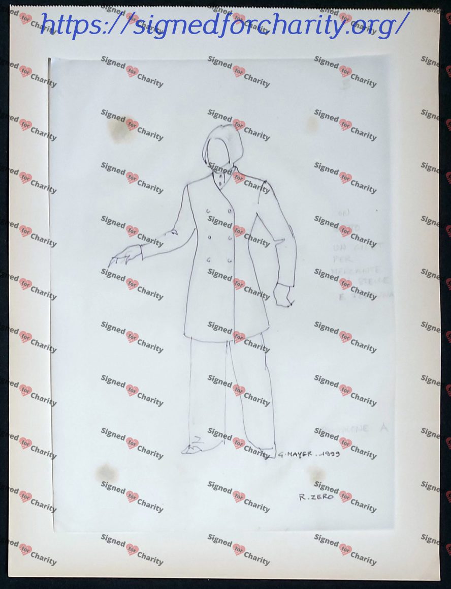 Gabriele Pacchia Mayer – Dress Sketch – Renato Zero in Cantiere ...