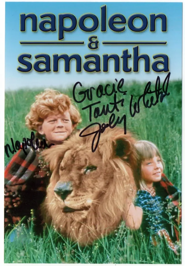 Johnny Whitaker - Signed Photo - Napoleon and Samantha