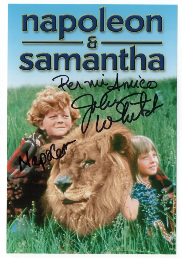 Johnny Whitaker - Signed Photo - Napoleon and Samantha