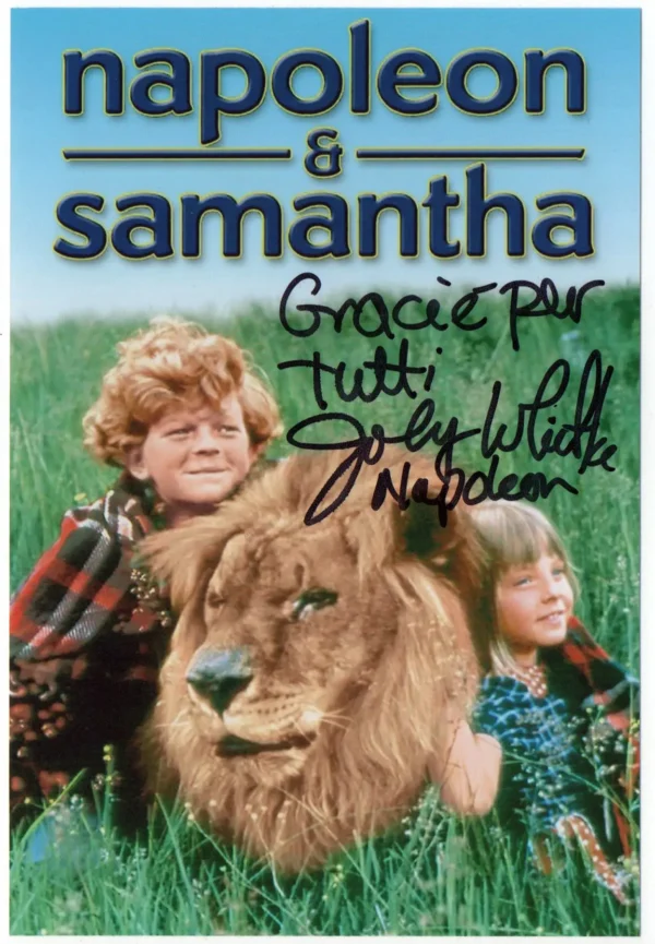 Johnny Whitaker - Signed Photo - Napoleon and Samantha