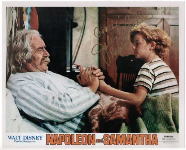 Johnny Whitaker - Signed Photo - Napoleon and Samantha