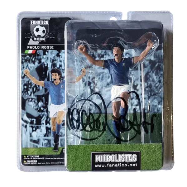 Paolo Rossi - Signed Action Figure - Football Legends - Image 2