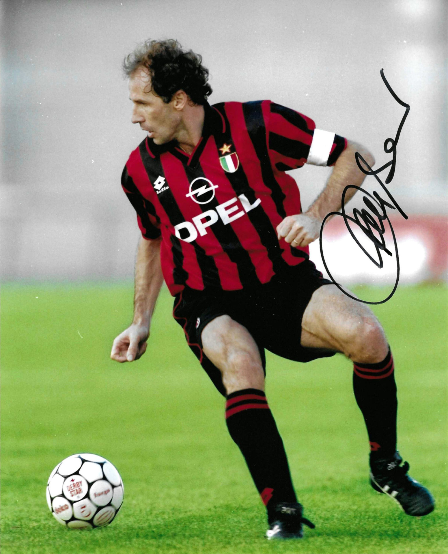 foran Maxim Stipendium Franco Baresi – Signed Photo – Soccer Milan - SignedForCharity