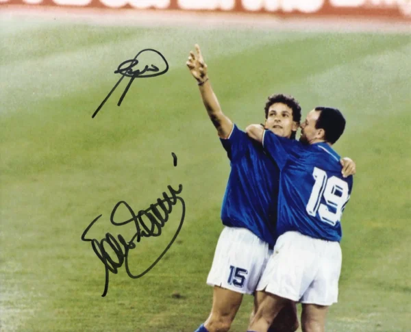 Salvatore Schillaci - Signed Photo - Soccer (Italian National Football Team)