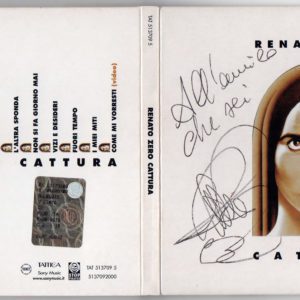 Renato Zero – Signed Album (Cd) – Cattura Tour Edition - SignedForCharity