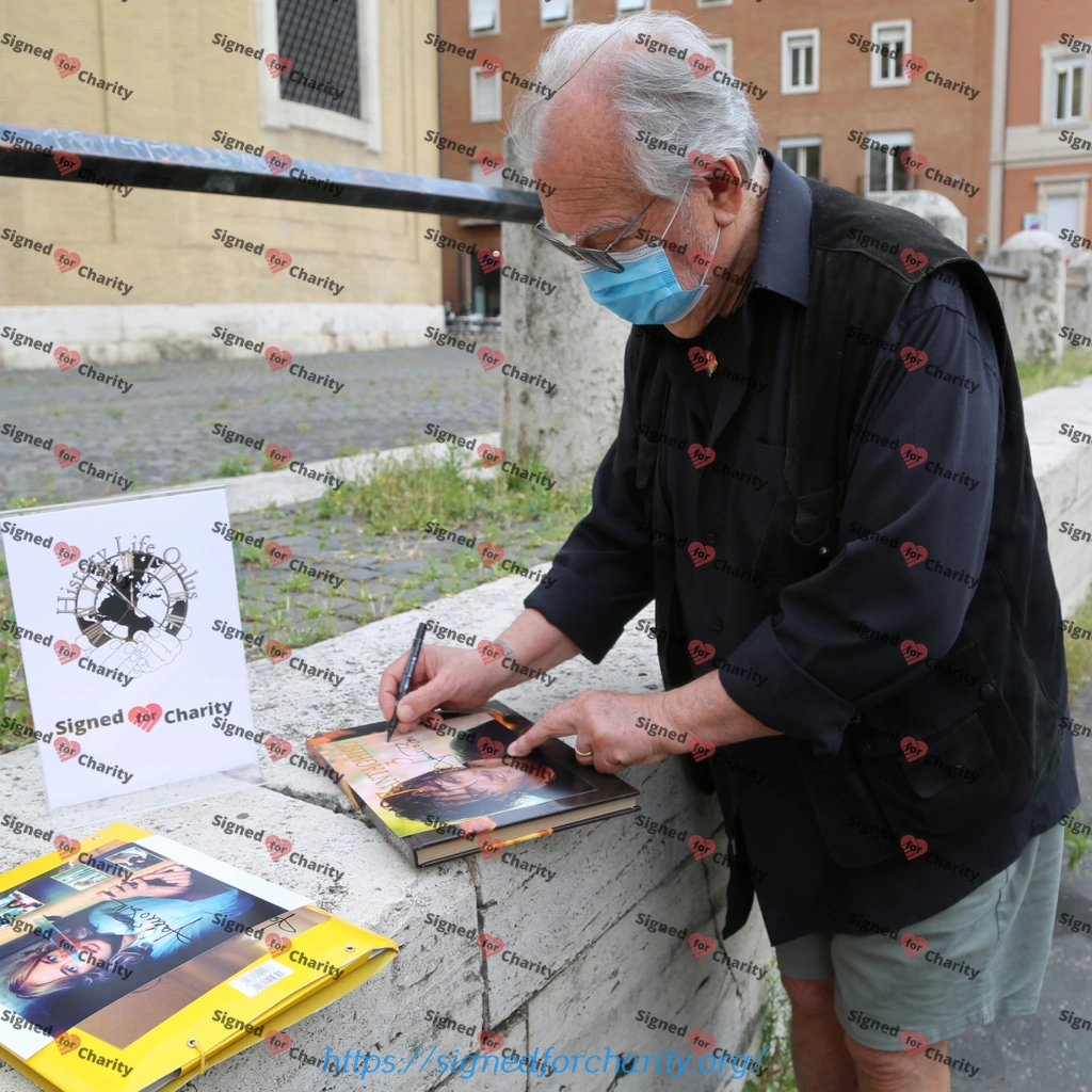 Lamberto Bava and Kim Rossi Stuart - Signed Photo - Fantaghirò 3 - Image 2
