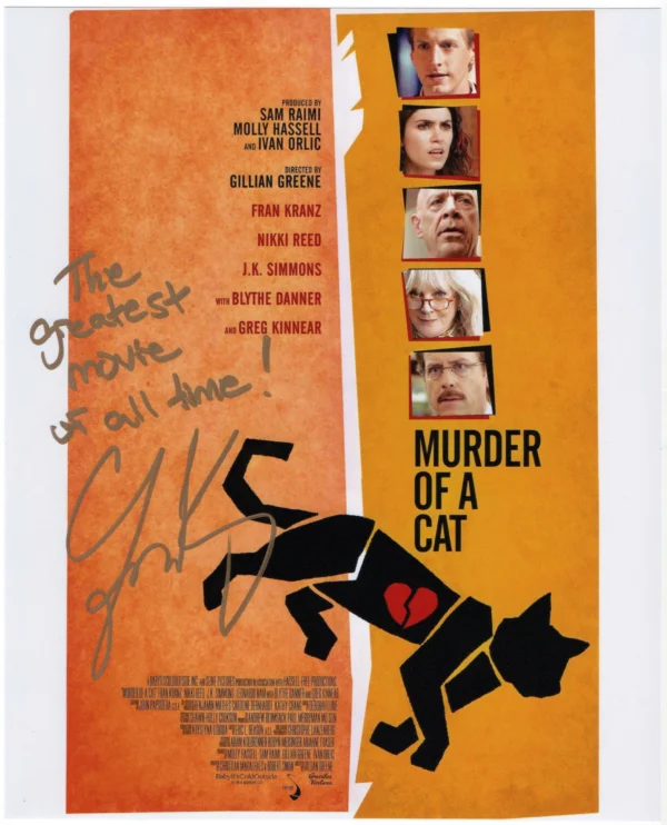 Fran Kranz - Signed Photo - Murder of a Cat (Il mistero del gatto trafitto)