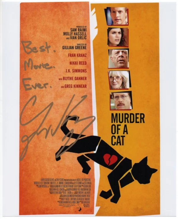 Fran Kranz - Signed Photo - Murder of a Cat (Il mistero del gatto trafitto)