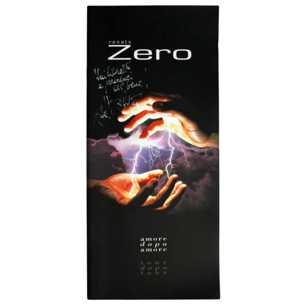 Renato Zero - Signed Tour Book Program - Tour dopo tour