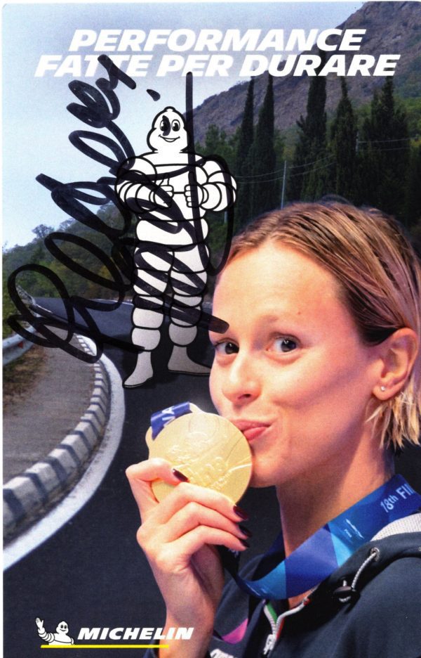 Federica Pellegrini - Official Signed Postcard