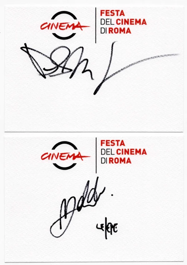 Nicolò De Devitiis and Mario De Lillo (Le Iene) - Signed Cards