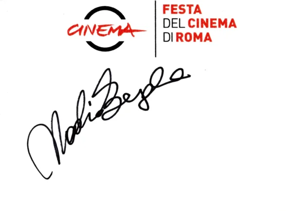 Nadia Bengala - Signed Card - Italian Actress