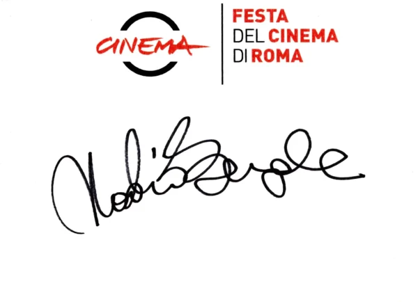 Nadia Bengala - Signed Card - Italian Actress