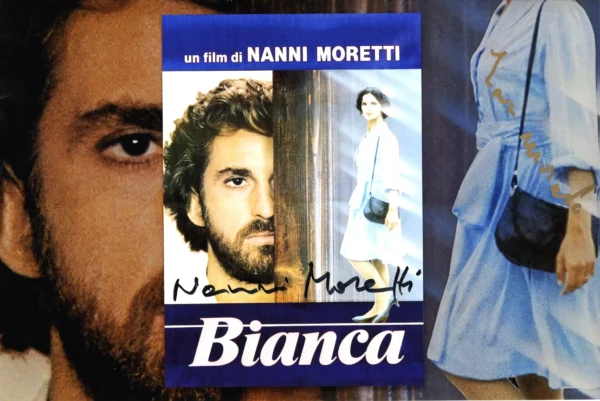 Nanni Moretti and Laura Morante - Signed Photo - Bianca