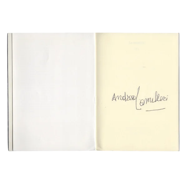 Andrea Camilleri - Signed Book - Il corso delle cose - Image 2