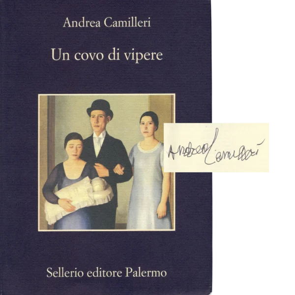 Andrea Camilleri - Signed Book - Un covo di vipere