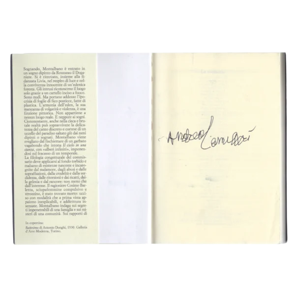 Andrea Camilleri - Signed Book - Un covo di vipere - Image 2