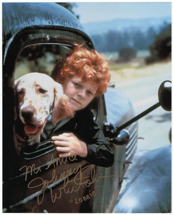 Johnny Whitaker - Signed Photo - The Biscuit Eater (Perdipiù il segugio fannullone)