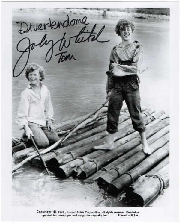 Johnny Whitaker - Signed Photo - Tom Sawyer