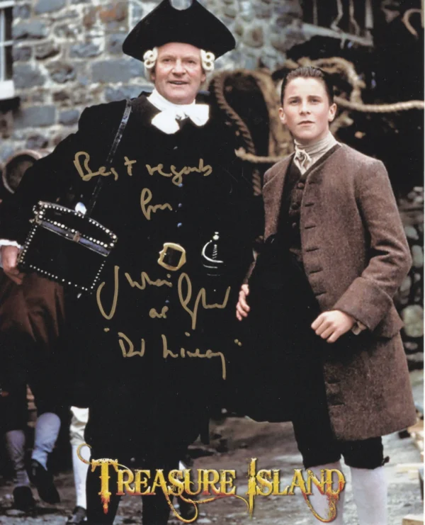 Julian Glover - Signed Photo - Treasure Island (L'isola del tesoro)