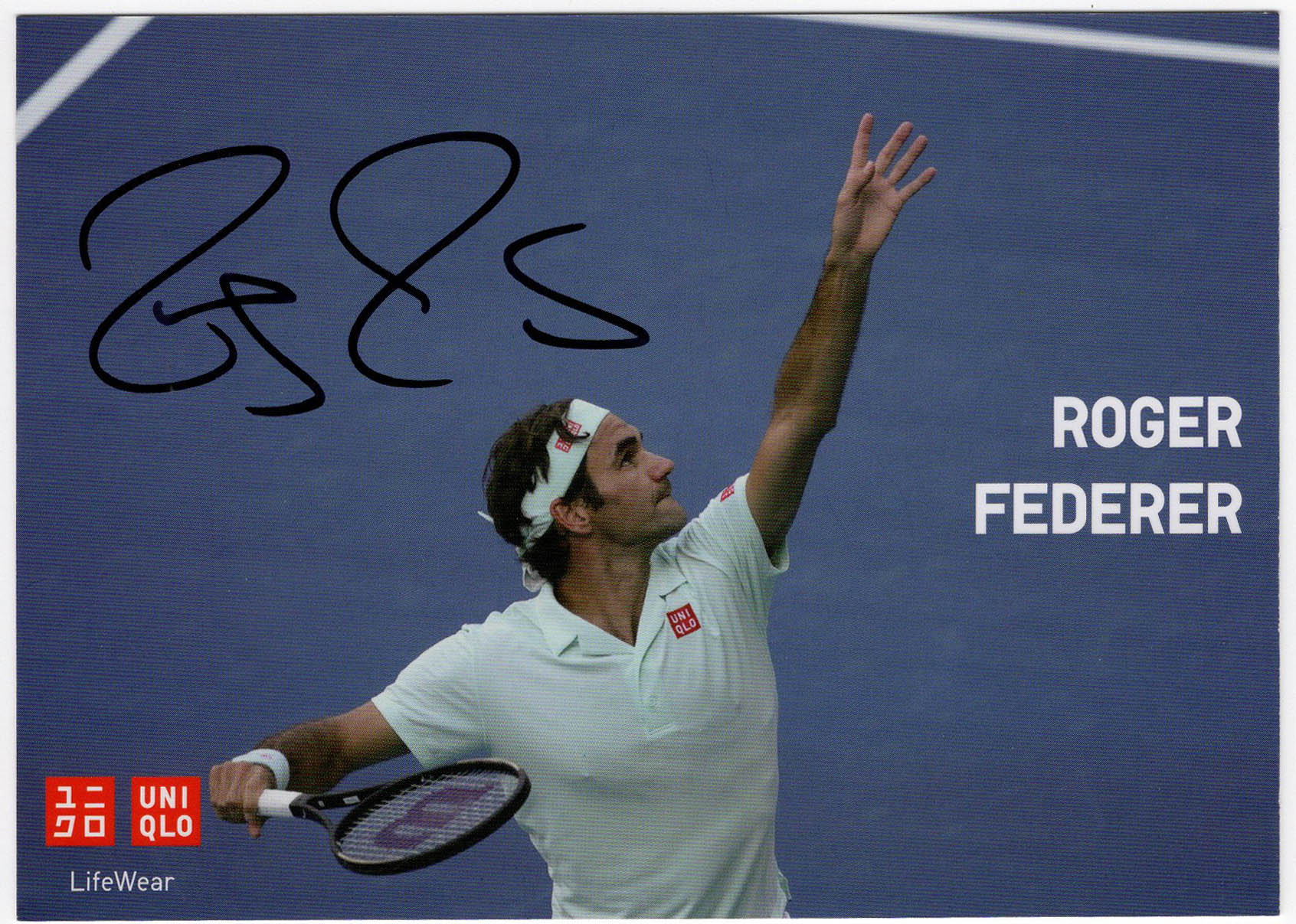 Roger Federer – Official Signed Postcard - SignedForCharity