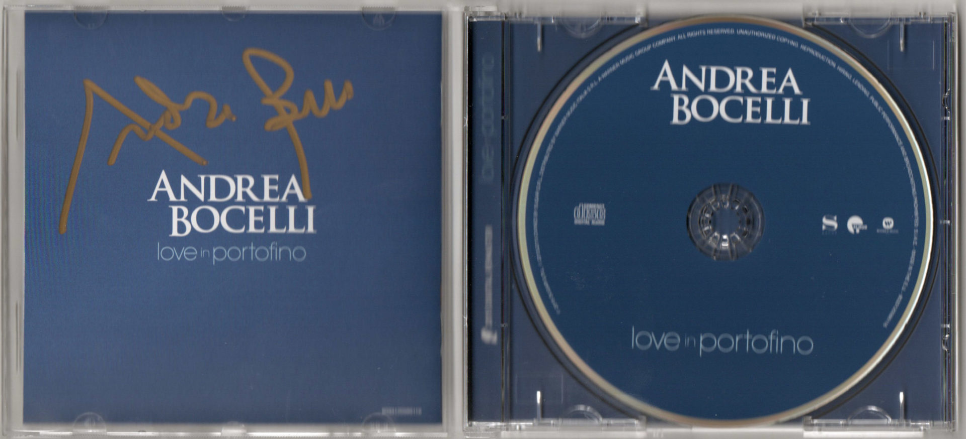 Andrea Bocelli – Signed Album (Cd) – Andrea - SignedForCharity