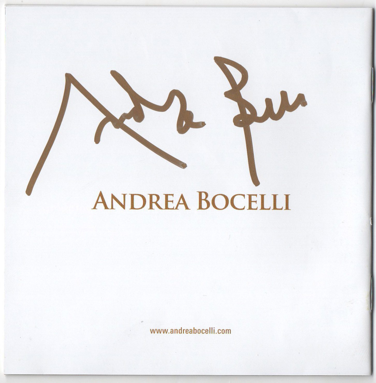 Andrea Bocelli - Happy birthday Amos!