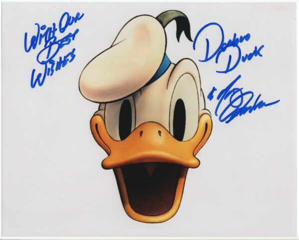 Tony Anselmo - Signed Photo - Donald Duck