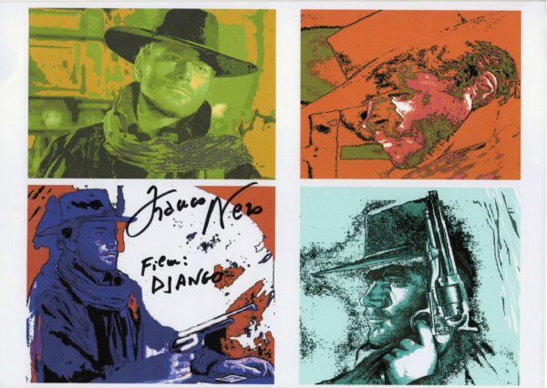 Franco Nero - Signed Artwork created by Gabriele Salvatore