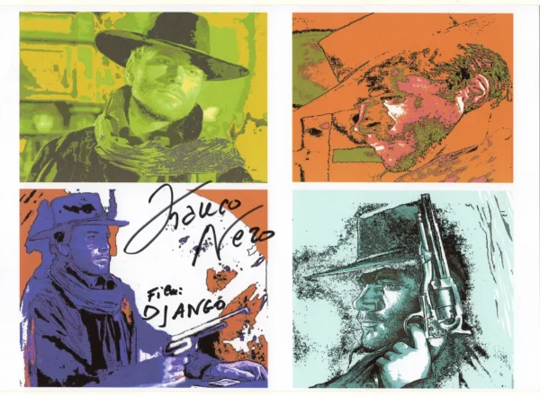 Franco Nero - Signed Artwork - Django