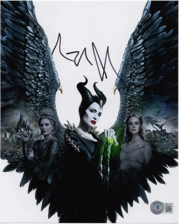 Angelina Jolie - Signed Photo - Maleficent BAS COA - Image 3