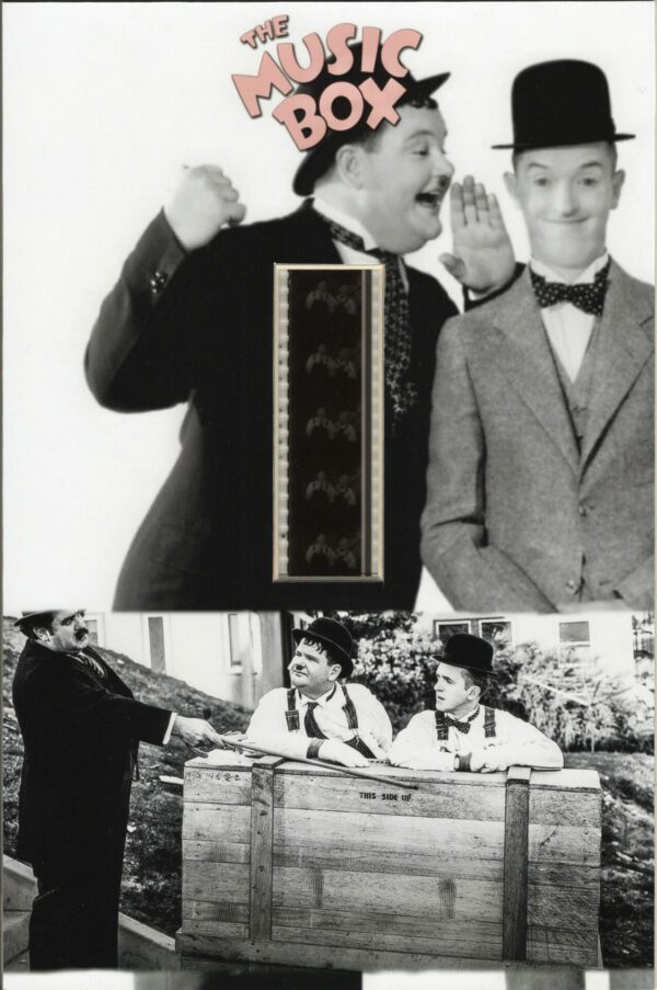 Laurel & Hardy: The Music Box - Film Cell's Card