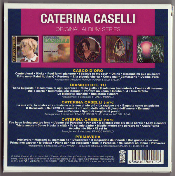 Caterina Caselli - Signed Album (CD) - Original Album Series - Image 2