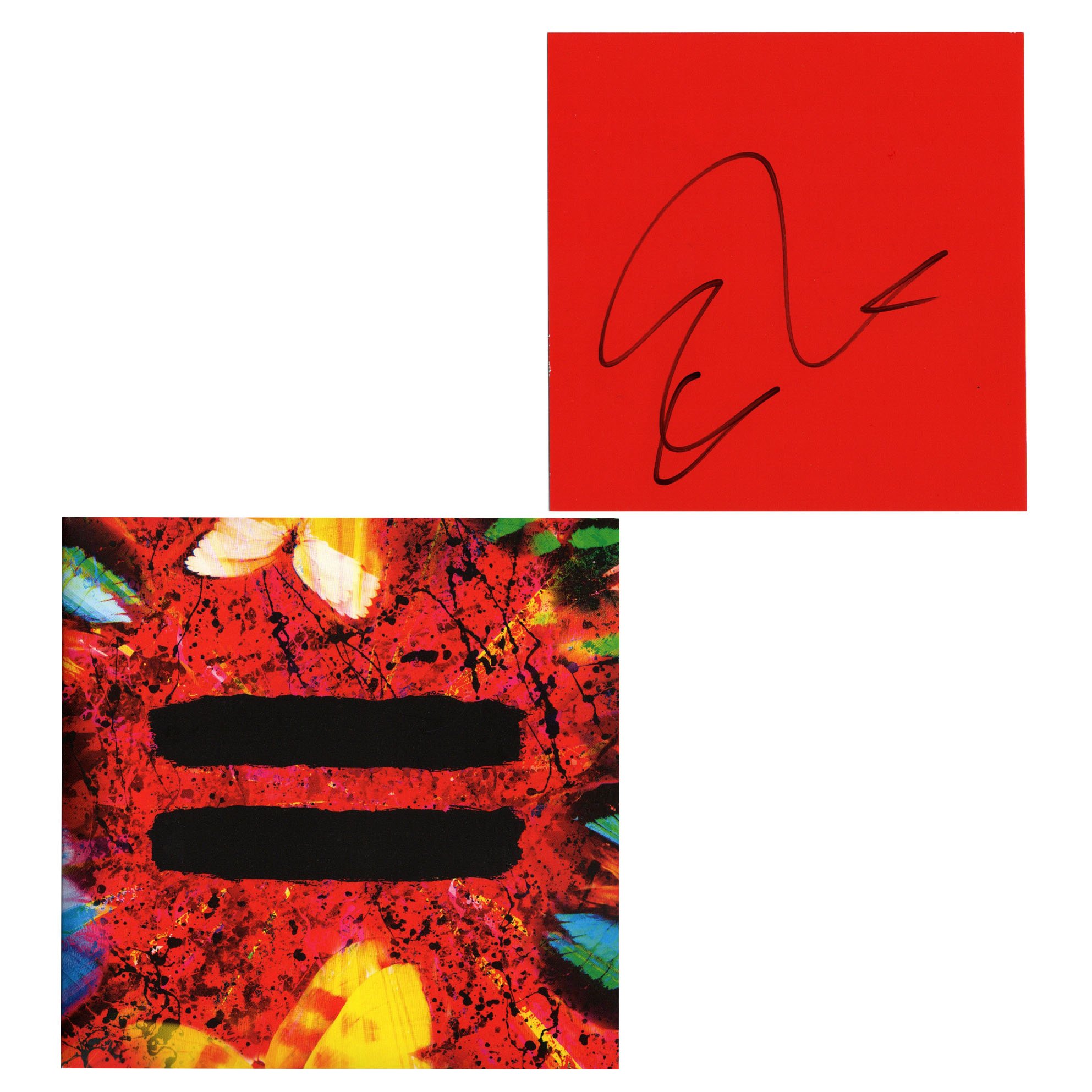 Brand New Sealed Equals CD Ed Sheeran Signed Art Card 