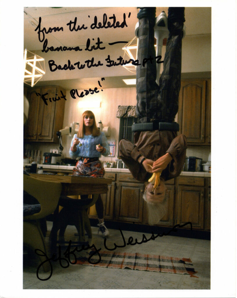 Jeffrey Weissman Signed Photo Back To The Future Part Ii Signedforcharity