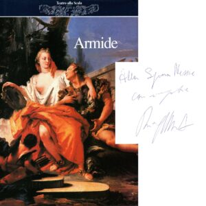 Libro Armide Programma Teatro alla Scala 1996-97 autografato dal Maestro Riccardo Muti.