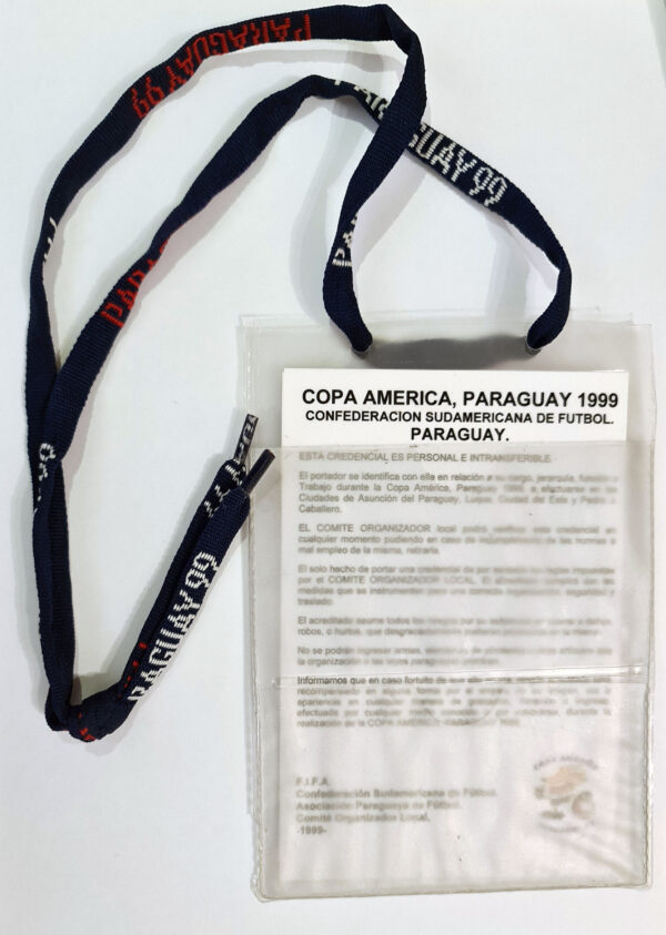 Alfredo Di Stéfano - Original Pass, Paraguay Copa América 1999 - Image 2