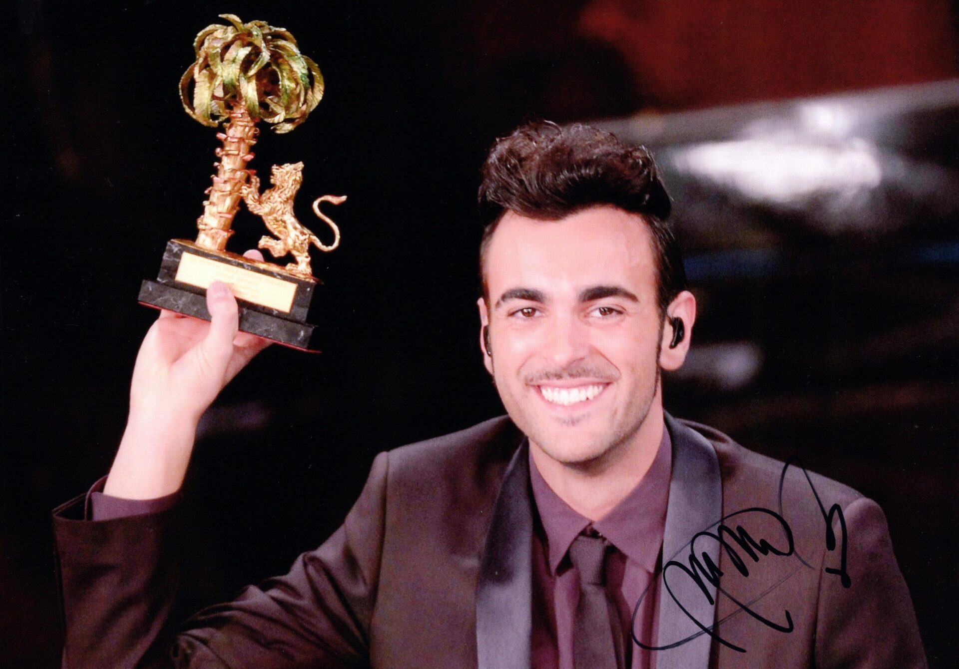 Marco Mengoni – Signed Photo - SignedForCharity