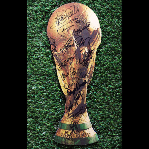 "World Cup" Artwork Signed by the Italian 1982 World Champions