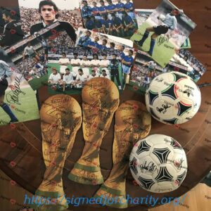 "World Cup" Artwork Signed by the Italian 1982 World Champions