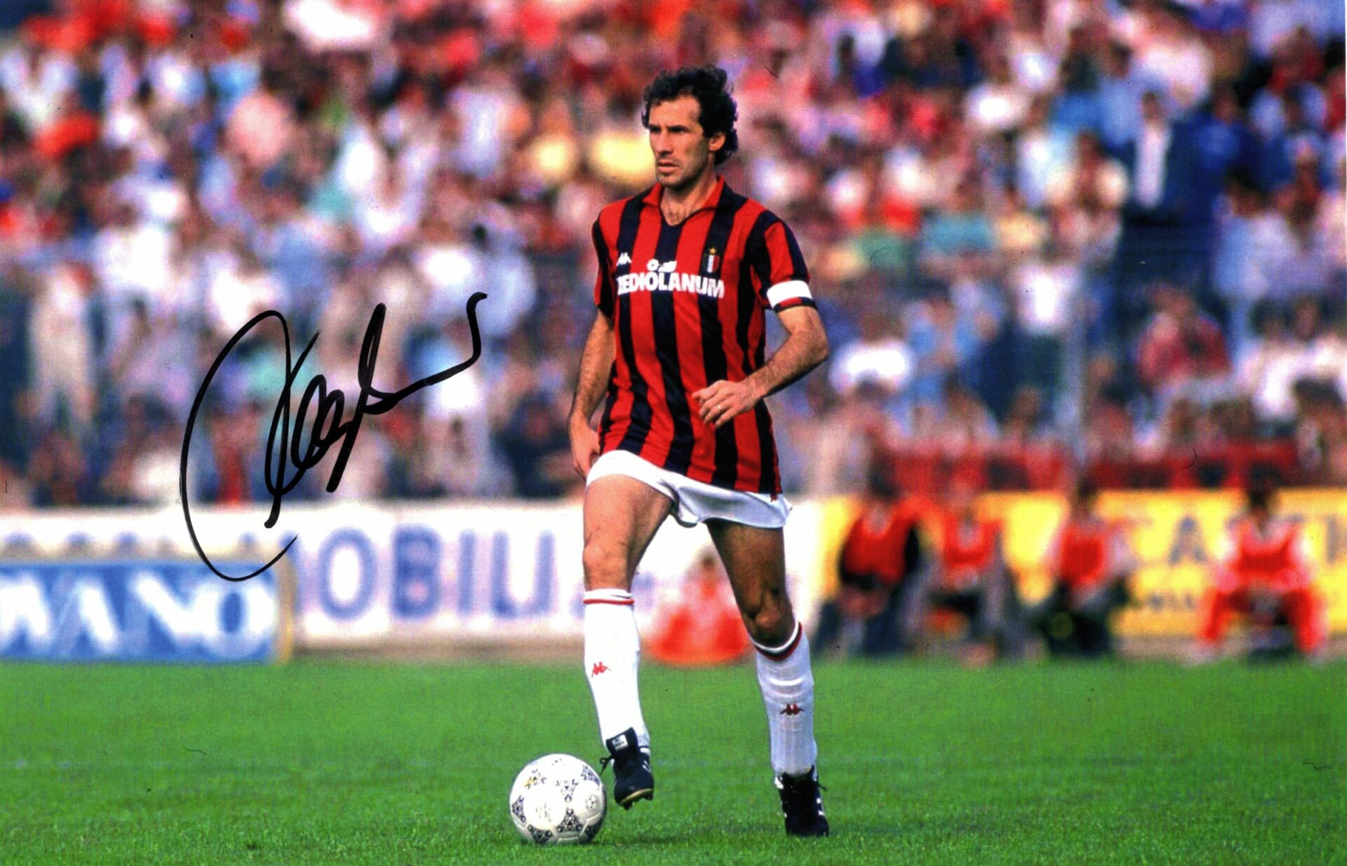 beundring Fejde loyalitet Franco Baresi – Signed Photo – Soccer (A.C. Milan) - SignedForCharity