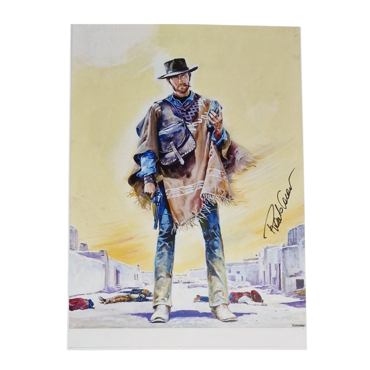 Renato Casaro - Signed Artwork - Per un pugno di dollari