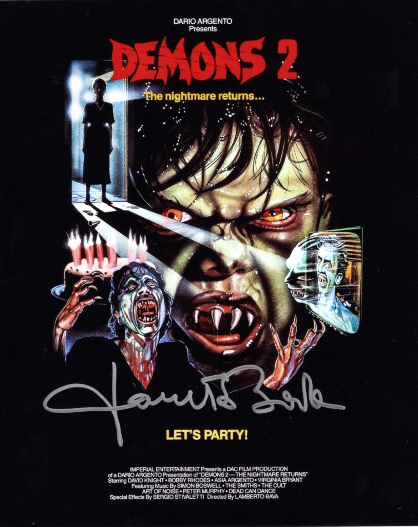 Lamberto Bava - Signed Photo - Dèmoni 2... l'incubo ritorna ...