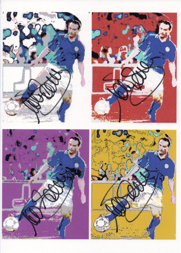 Salvatore Schillaci - Signed Artwork created by Gabriele Salvatore - Soccer (Italian National Football Team)